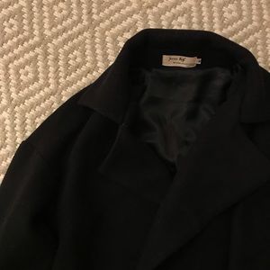 Dark navy pea coat M